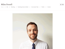Tablet Screenshot of milespowell.org